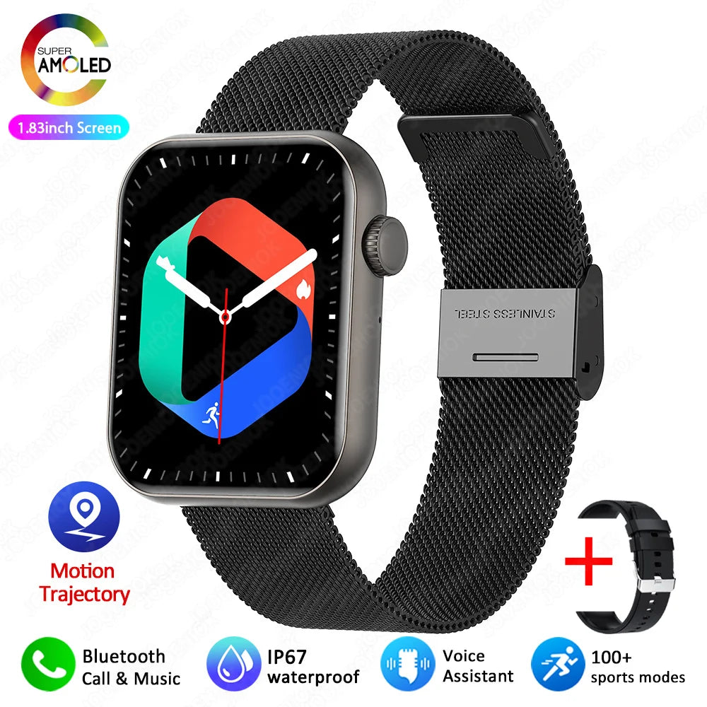 2025 New Smart Watch for Women – Full Touch Screen, Bluetooth Call, AI Voice, Heart Rate, Waterproof Sports Smart Bracelet