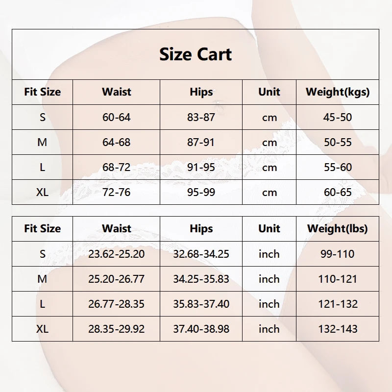 3PCS Set Women's Sexy Lace Cotton Low Rise Panties Floral Seamless Soft Breathable Underwear S-XL