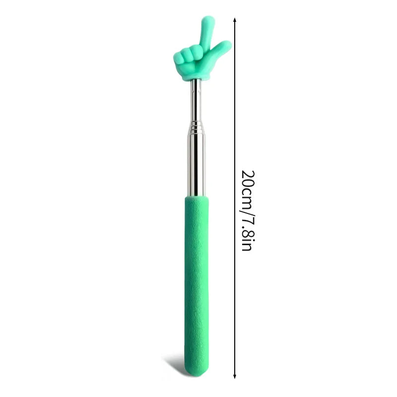 Lesestock aus Edelstahl – Lesehilfe für Schüler, Zeigestock für Whiteboards, Handliches Unterrichtswerkzeug