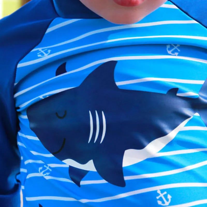 2025 Kids Sun Protective Long Sleeve Swimsuit Boys Girls Bathing Suit