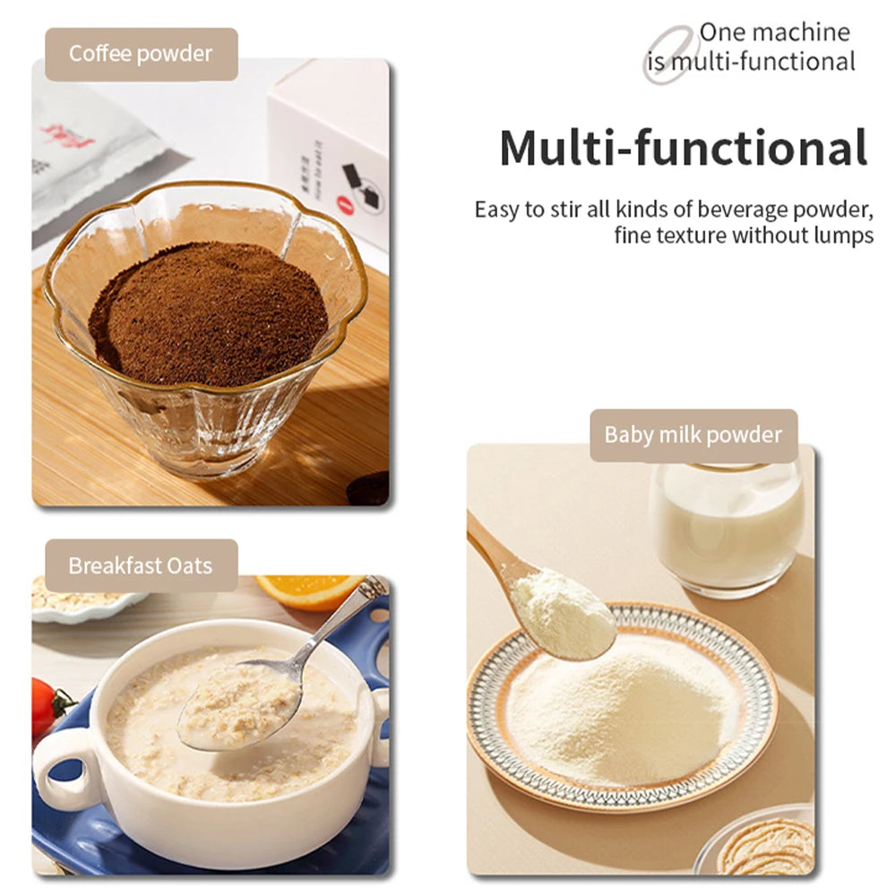 كوب خلط قهوة مغناطيسي من الفولاذ المقاوم للصدأ قابل لإعادة الشحن - كوب خلط قهوة ذاتي التحريك أوتوماتيكيًا