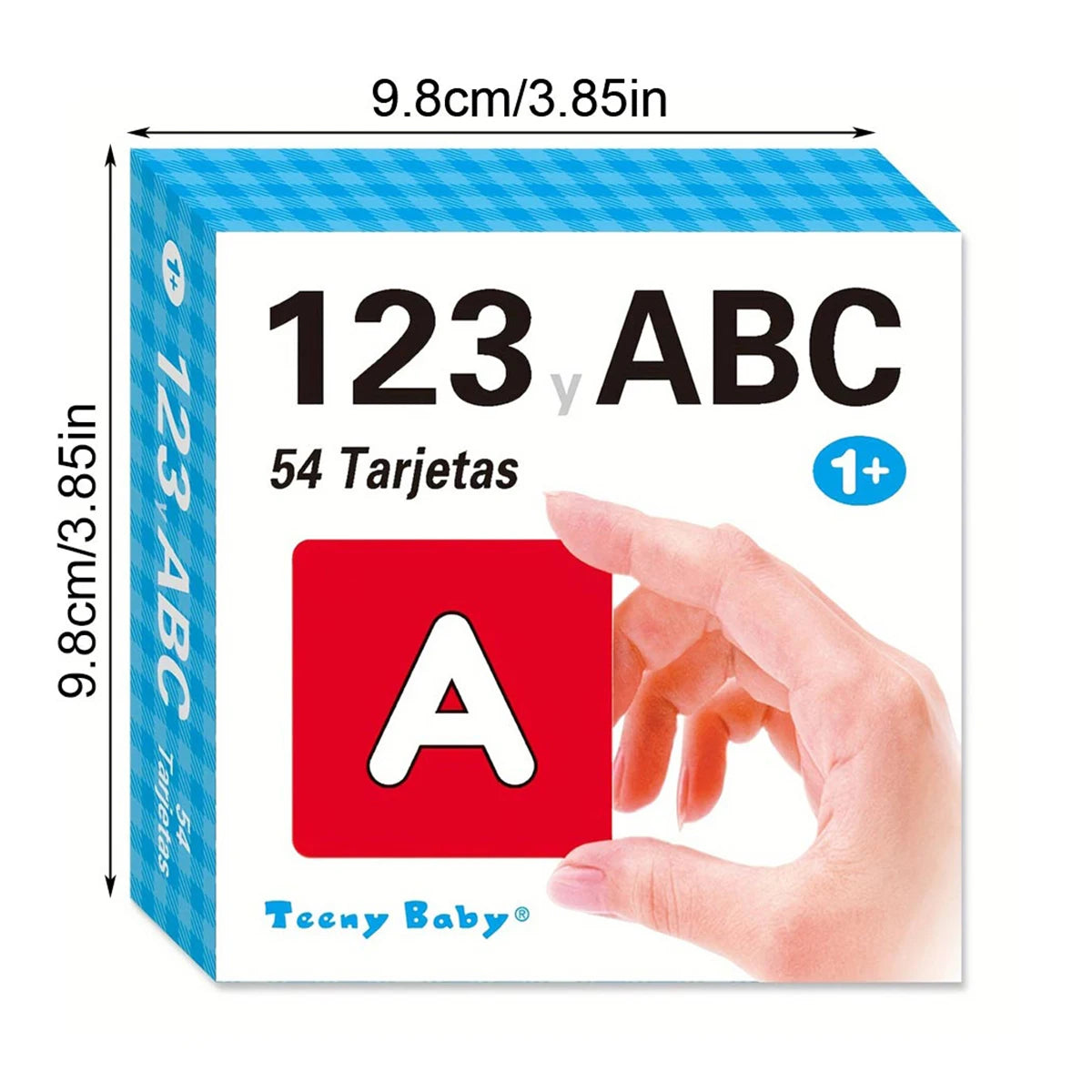 54-Piece Spanish Early Learning Word Flashcards – Educational Cards for Kids 1 Year & Older