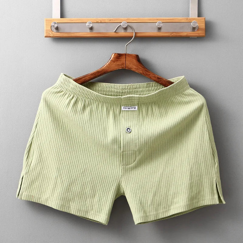 Men's Stretch Cotton Boxer Shorts | Threaded Arrow Pants Style | Comfortable Sleepwear & Loungewear Underpants