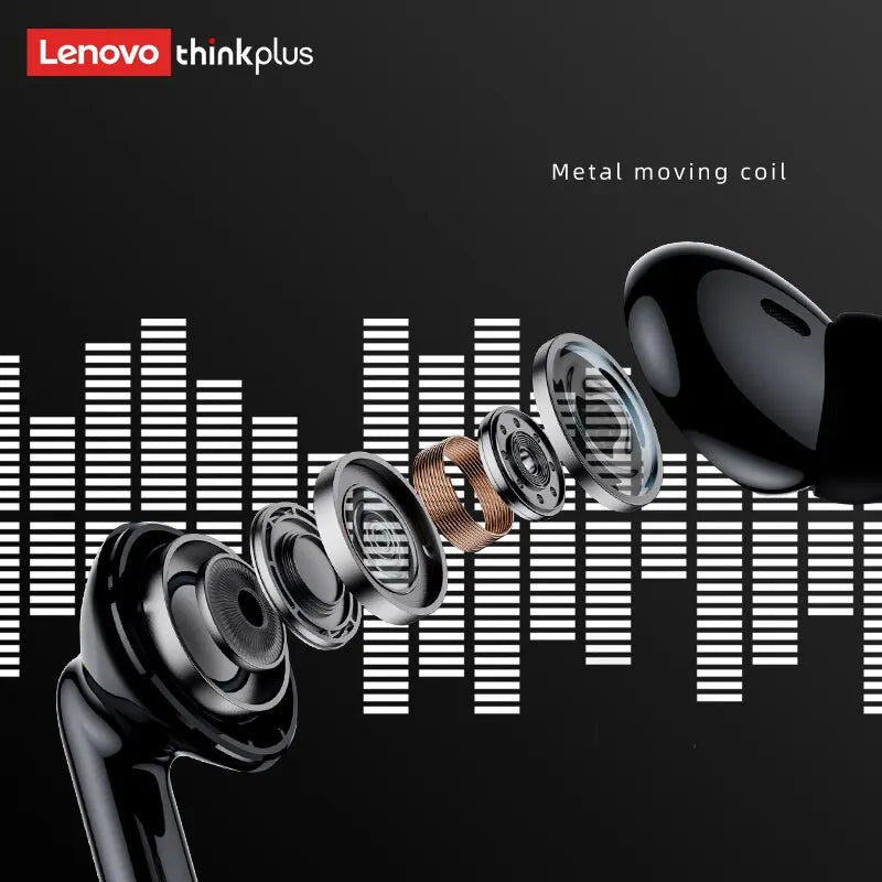 Original Lenovo XT88 TWS Earphones | Bluetooth 5.3 Wireless Earbuds with Dual Mic, Noise Reduction & HiFi Bass
