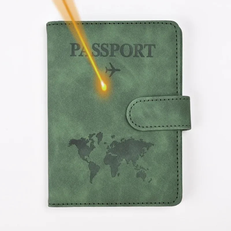 Custom Engraved Passport Cover – Monogrammed Travel Wallet Gift