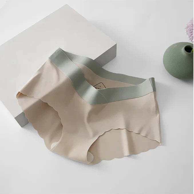 Summer Thin Ice Silk Seamless Maternity Low Waist Panties Cool Belly Underwear for Pregnant Women