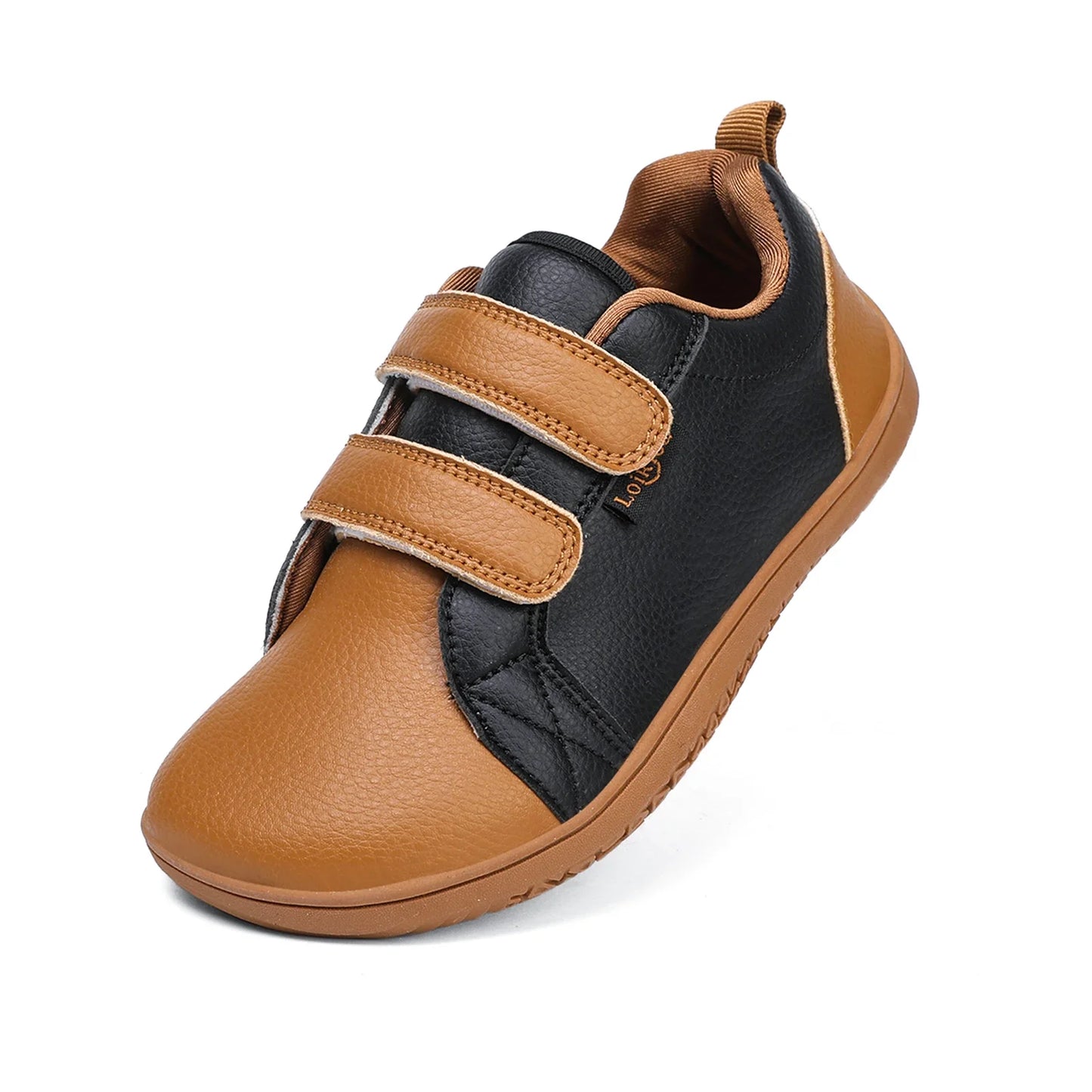 Kids Barefoot Shoes | Wide Toe Minimalist Leather Walking Sneakers for Boys & Girls