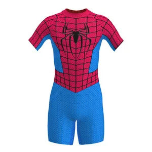 Kids Spiderman Swimsuit Boys Surfing Swimwear Cosplay Beach Bodysuit