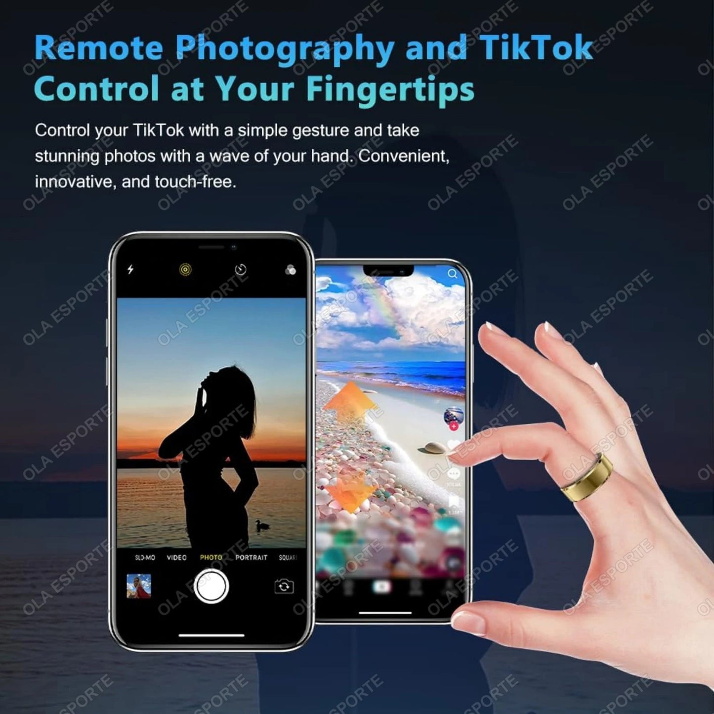 2025 Smart Ring – Blood Pressure, Heart Rate & Sleep Monitoring, IP68 & 5ATM Waterproof, Multi-Sport Mode for Men & Women