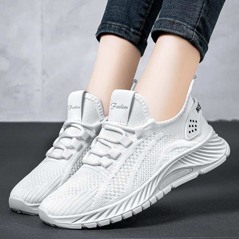 Women’s Summer 2025 Casual Sneakers – Breathable Mesh, Lightweight & Affordable