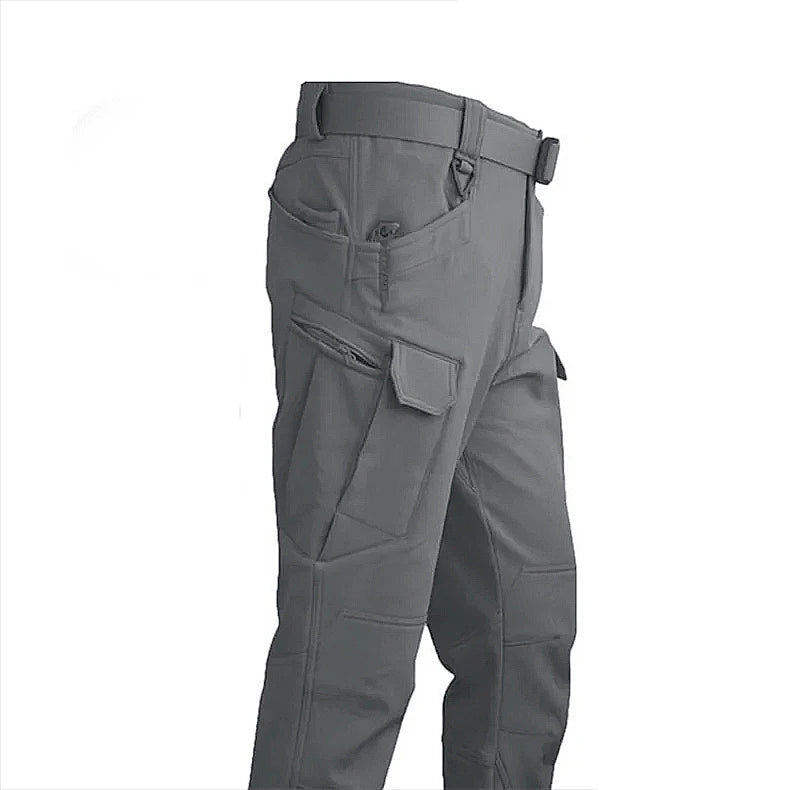 CHRLCK Men's Waterproof Winter Hiking Jacket & Softshell Pants Set | Windproof Fleece Outdoor Gear