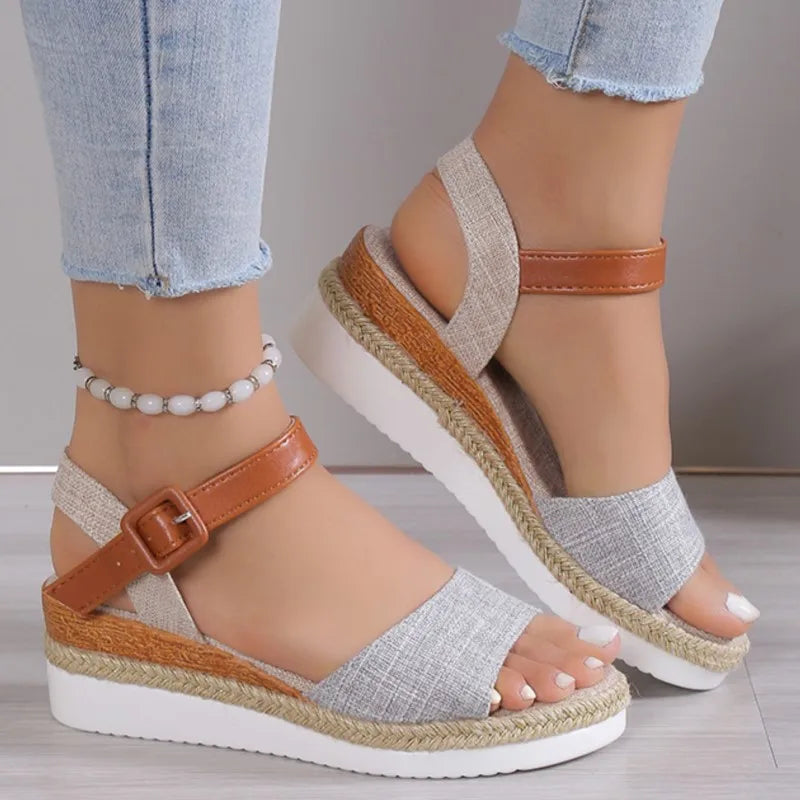 Summer Women’s Sandals – Elegant Wedge Shoes for Parties, Casual & Outdoor Wear
