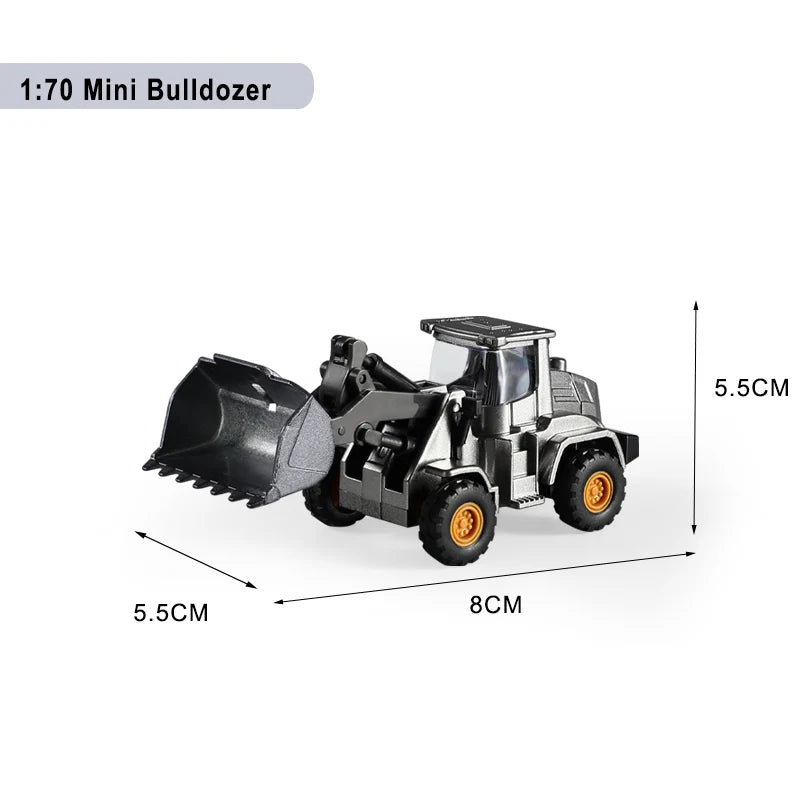 Engineering Diecast Trucks – Alloy Tractor, Excavator & Crane Toys for Boys