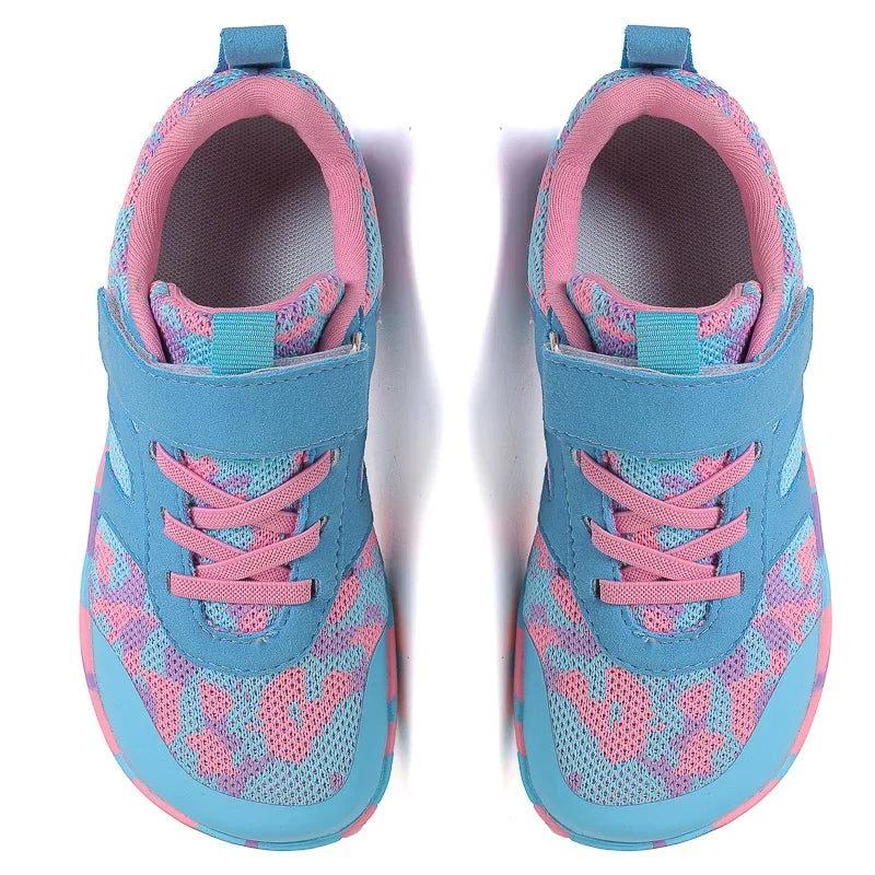 Kids Wide Width Barefoot Shoes | Minimalist Elastic Sneakers with Zero Drop Sole for Boys & Girls