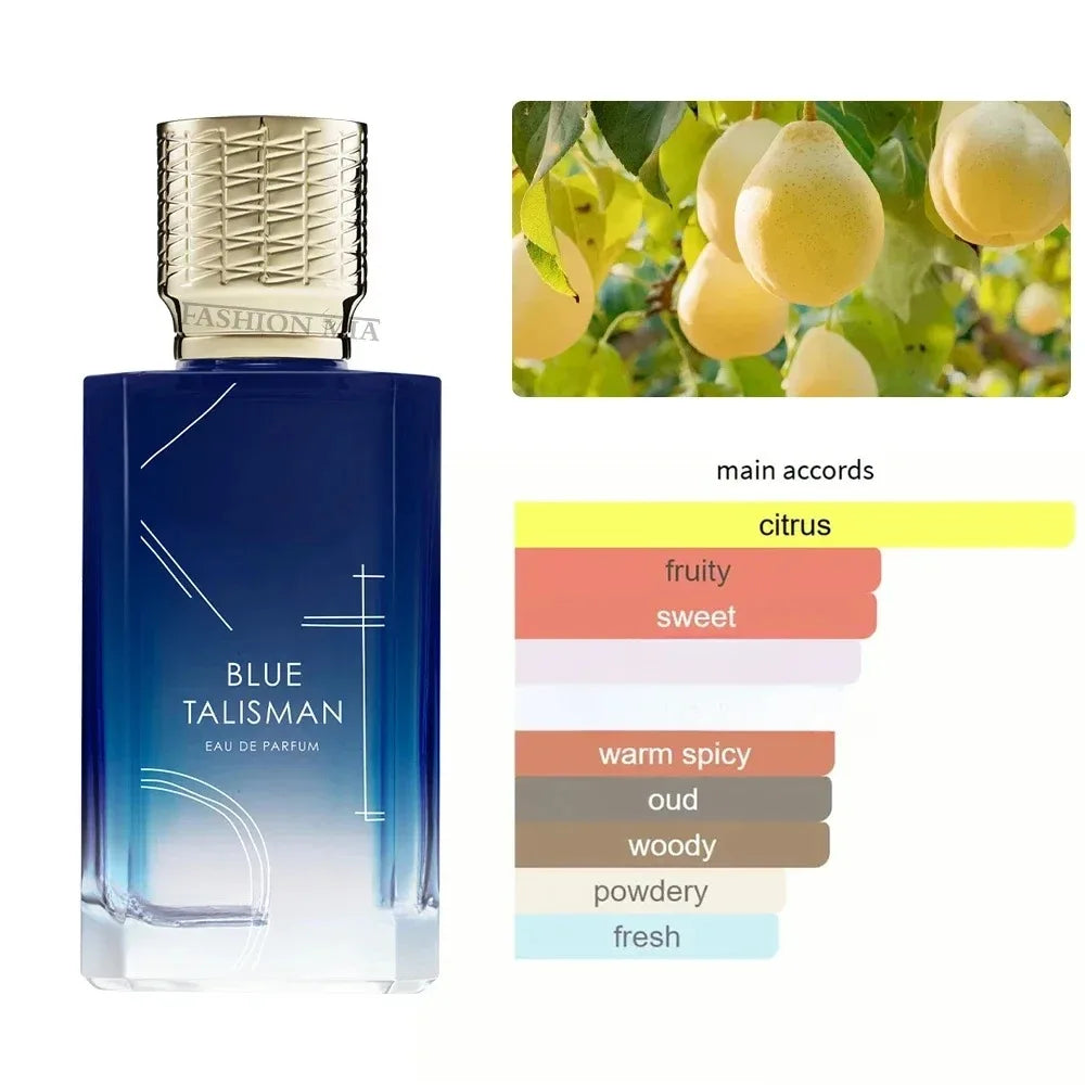 The Enchantment of Blue Eau De Parfume 100ML | Luxury Unisex Woody Floral Pheromone Fragrance with Long-Lasting Fresh Scent