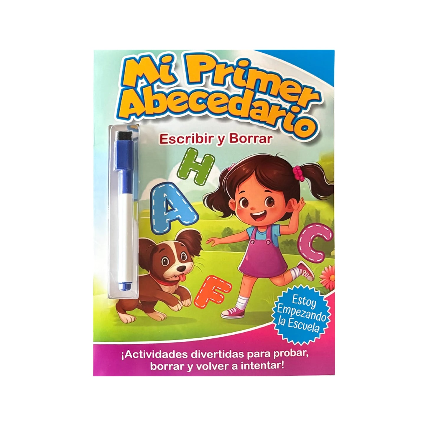 Spanish Magic Practice Copybook – Reusable Montessori Notebook for Kids Learning Spanish & Writing, Baby Gift