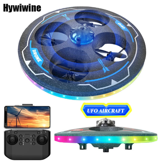 Mini UFO Foam Drone for Kids | Intelligent Obstacle Avoidance RC Helicopter with Camera | Safe Aerial Toy Aircraft for Christmas Gifts