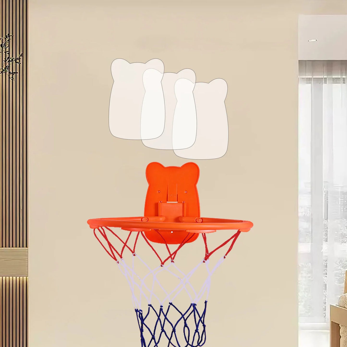 Silent Indoor Basketball Toy – No Noise Soft PU Foam Ball for Kids | Quiet Bouncing & Squeezable Play Ball for Boys & Girls