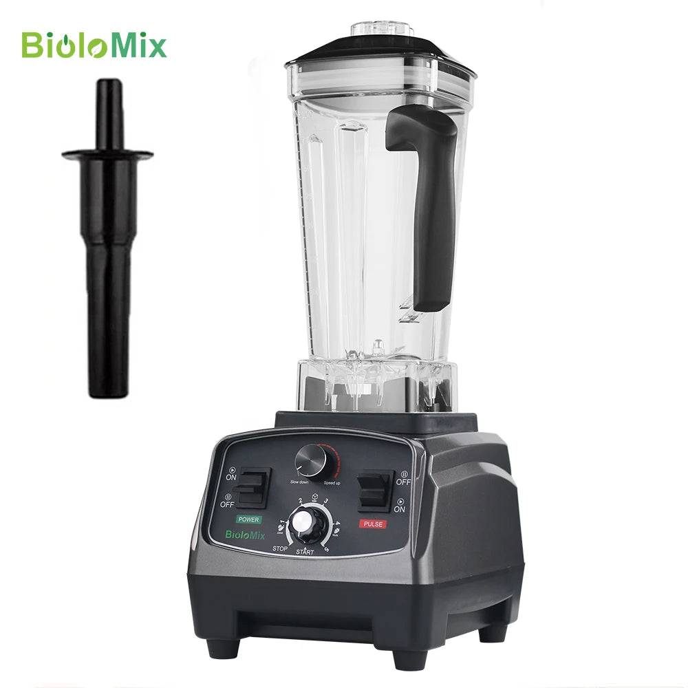 BioloMix 2200W Heavy Duty Blender 3HP Mixer Juicer Food Processor 2L BPA Free